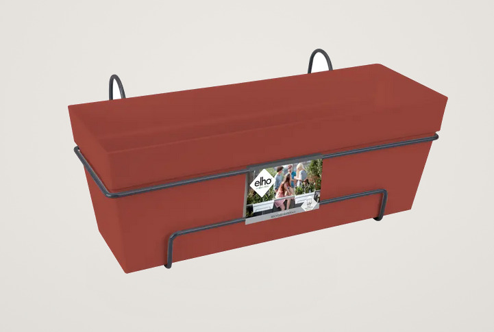 Jardiniera Loft Urban All in 1, culoarea Caramiziu, 50 cm