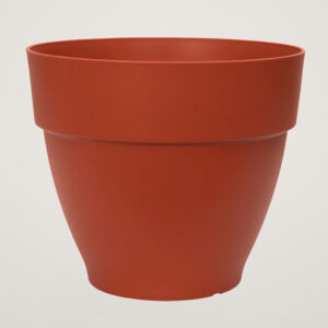 Ghiveci Vibia Campana Round, cu diametru de 20 cm, culoarea Caramiziu