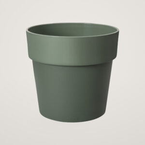 Masca de ghiveci rotunda B.for Original mini, diametru 13cm, culoarea verde inchis