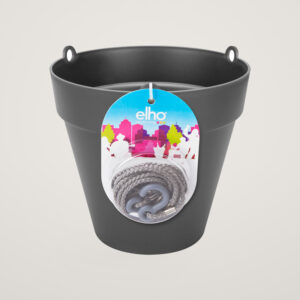 Ghiveci Agatator Loft Urban cu diametrul de 20 cm antracit