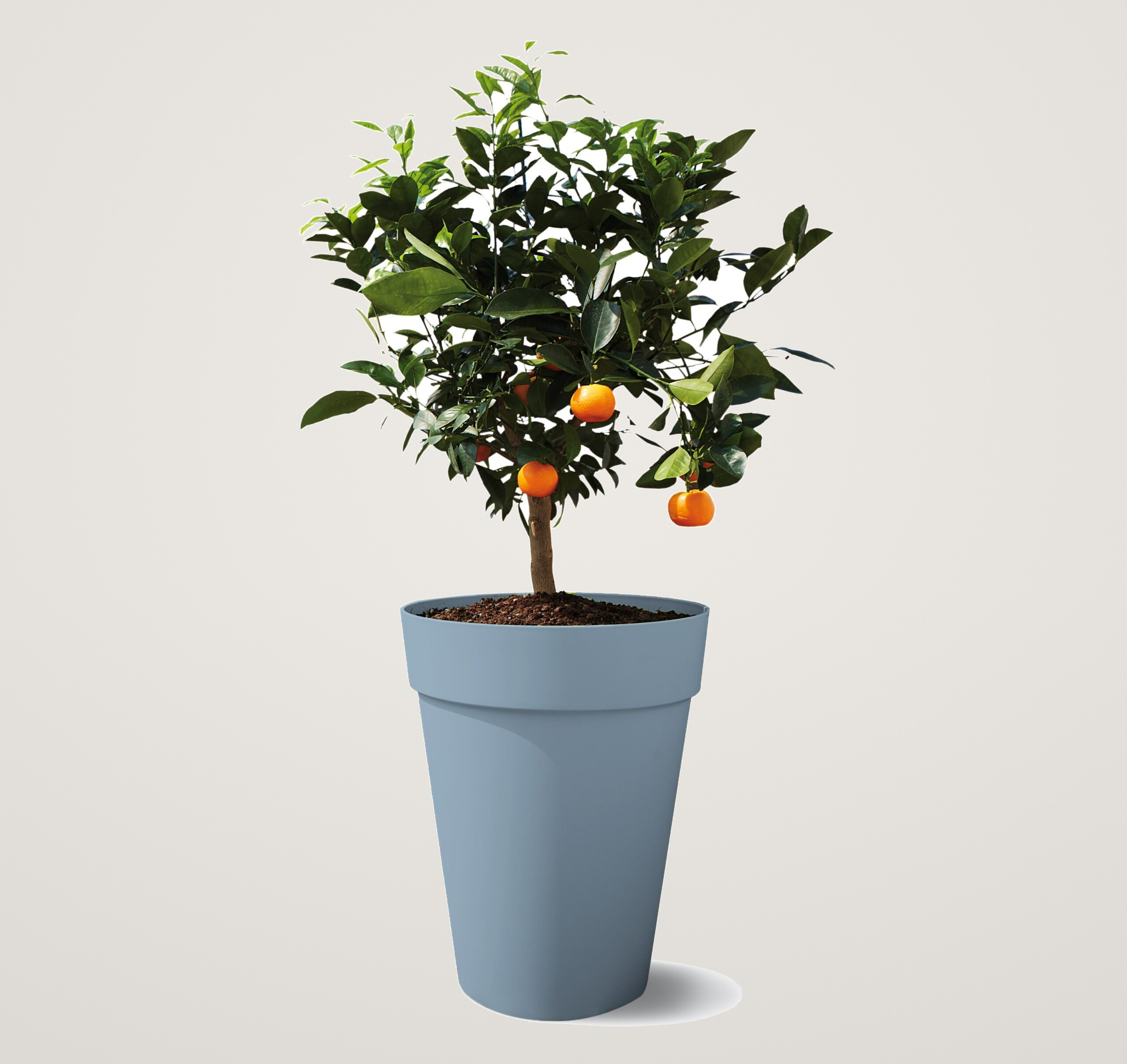 Ghiveci pentru plante de exterior Loft Urban Round High cu diametrul de 42 cm albastru