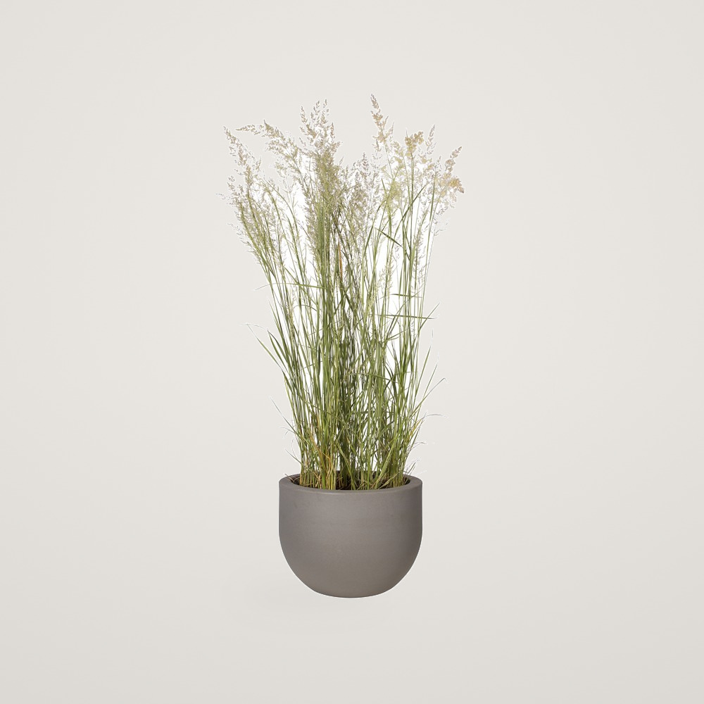 Ghiveci din material compozit plastic si lemn allure soft 47 cm, culoare bark brown - imagine 2